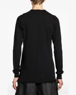 Klassisches Langarmshirt - Schwarz