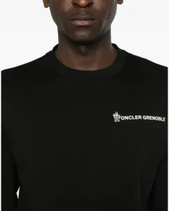 Klassisches Langarmshirt - Schwarz