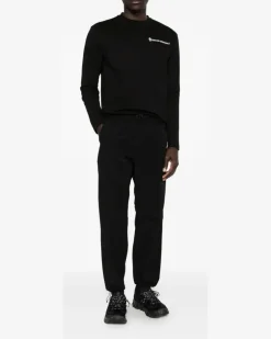 Klassisches Langarmshirt - Schwarz