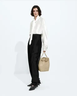 Kleine Andiamo Beuteltasche-Beige - Damen