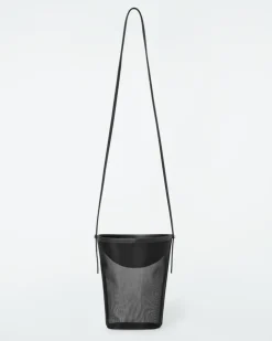 Kleine Beuteltasche - Mesh Schwarz