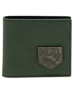 Kleine Bi-Fold mit Diesel patch - Kleine Portemonnaies - Herren - Grün