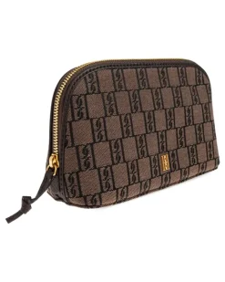 Kleine Cara Kosmetiktasche - Braun