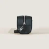 Kleine Kosmetik-Clutch aus Sartorial Leder - Tweed-Blau - Leder - MB221696 - Kulturtaschen
