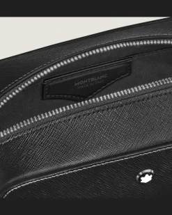 Kleine Kosmetik-Clutch aus Sartorial Leder - Schwarz - Leder - MB221572 - Kulturtaschen