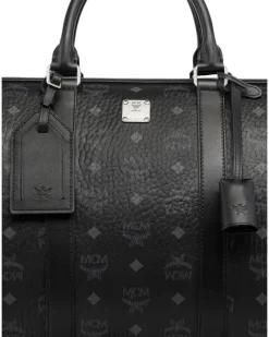 Kleine Ottomar Maxi Visetos Reisetasche - Schwarz visetos