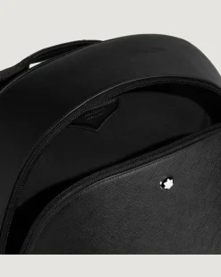 Kleiner Rucksack aus Sartorial Leder - Schwarz - Leder - MB130277 - Rucksäcke