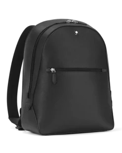 Kleiner Rucksack aus Sartorial Leder - Schwarz - Leder - MB130277 - Rucksäcke
