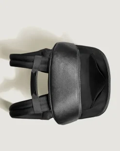 Kleiner Rucksack aus Sartorial Leder - Schwarz - Leder - MB130277 - Rucksäcke