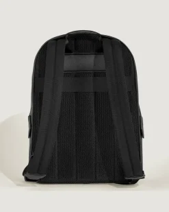 Kleiner Rucksack aus Sartorial Leder - Schwarz - Leder - MB130277 - Rucksäcke