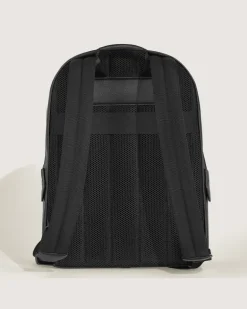 Kleiner Rucksack aus Sartorial Leder - Schwarz - Leder - MB130277 - Rucksäcke