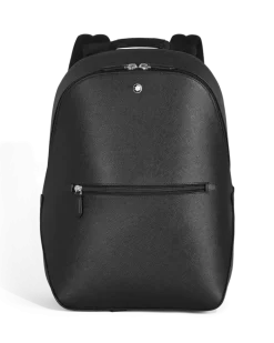 Kleiner Rucksack aus Sartorial Leder - Schwarz - Leder - MB130277 - Rucksäcke