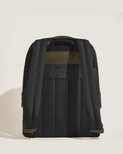 Kleiner Rucksack aus Sartorial Leder - Khaki - Leder - MB221544 - Rucksäcke
