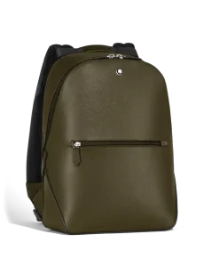 Kleiner Rucksack aus Sartorial Leder - Khaki - Leder - MB221544 - Rucksäcke