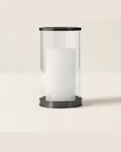 Kleines modernes Windlicht Black