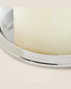 Kleines modernes Windlicht Silver