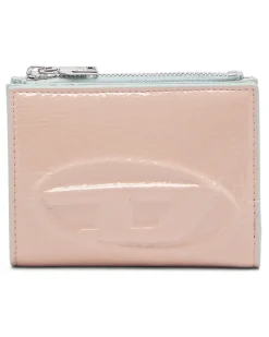 Kleines Portemonnaie mit Lackeffekt - Kleine Portemonnaies - Damen - Rosa