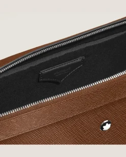 Kleine Umhängetasche aus Sartorial Leder - Rehbraun - Leder - MB220338 - Messenger Bags