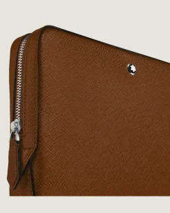 Kleine Umhängetasche aus Sartorial Leder - Rehbraun - Leder - MB220338 - Messenger Bags