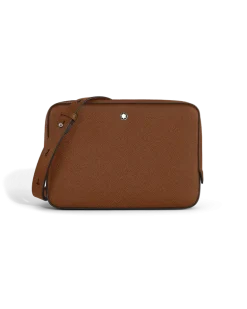 Kleine Umhängetasche aus Sartorial Leder - Rehbraun - Leder - MB220338 - Messenger Bags