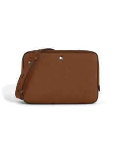 Kleine Umhängetasche aus Sartorial Leder - Rehbraun - Leder - MB220338 - Messenger Bags