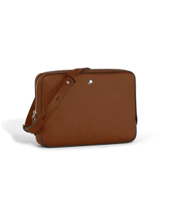 Kleine Umhängetasche aus Sartorial Leder - Rehbraun - Leder - MB220338 - Messenger Bags