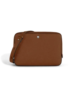 Kleine Umhängetasche aus Sartorial Leder - Rehbraun - Leder - MB220338 - Messenger Bags