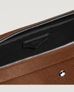 Kleine Umhängetasche aus Sartorial Leder - Rehbraun - Leder - MB220338 - Messenger Bags