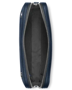 Kleine Umhängetasche aus Sartorial Leder - Tintenblau - MB131718 - Messenger Bags