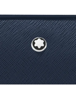 Kleine Umhängetasche aus Sartorial Leder - Tintenblau - MB131718 - Messenger Bags