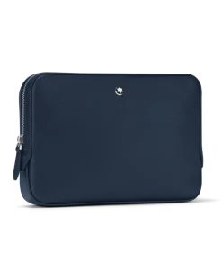 Kleine Umhängetasche aus Sartorial Leder - Tintenblau - MB131718 - Messenger Bags