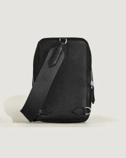 Kleine Umhängetasche Montblanc Companion - Schwarz - Leder - MB220203 - Sling Bags