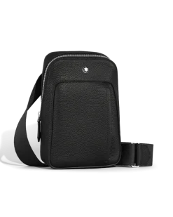 Kleine Umhängetasche Montblanc Companion - Schwarz - Leder - MB220203 - Sling Bags