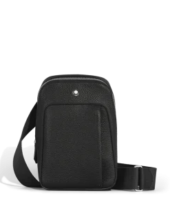 Kleine Umhängetasche Montblanc Companion - Schwarz - Leder - MB220203 - Sling Bags