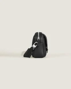 Kleine Umhängetasche Montblanc Companion - Schwarz - Leder - MB222879 - Messenger Bags