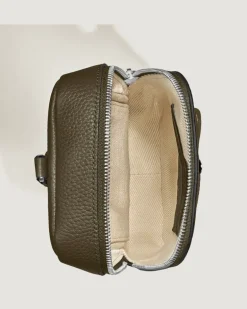 Kleine Umhängetasche Montblanc Companion - Khaki - Leder - MB220204 - Sling Bags