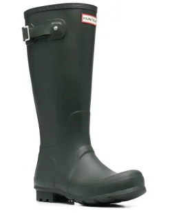 Kniehohe Gummistiefel - Grün