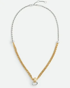 Knot Halskette-Gold - Damen