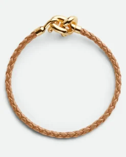 Knot Lederarmband-Braun - Damen