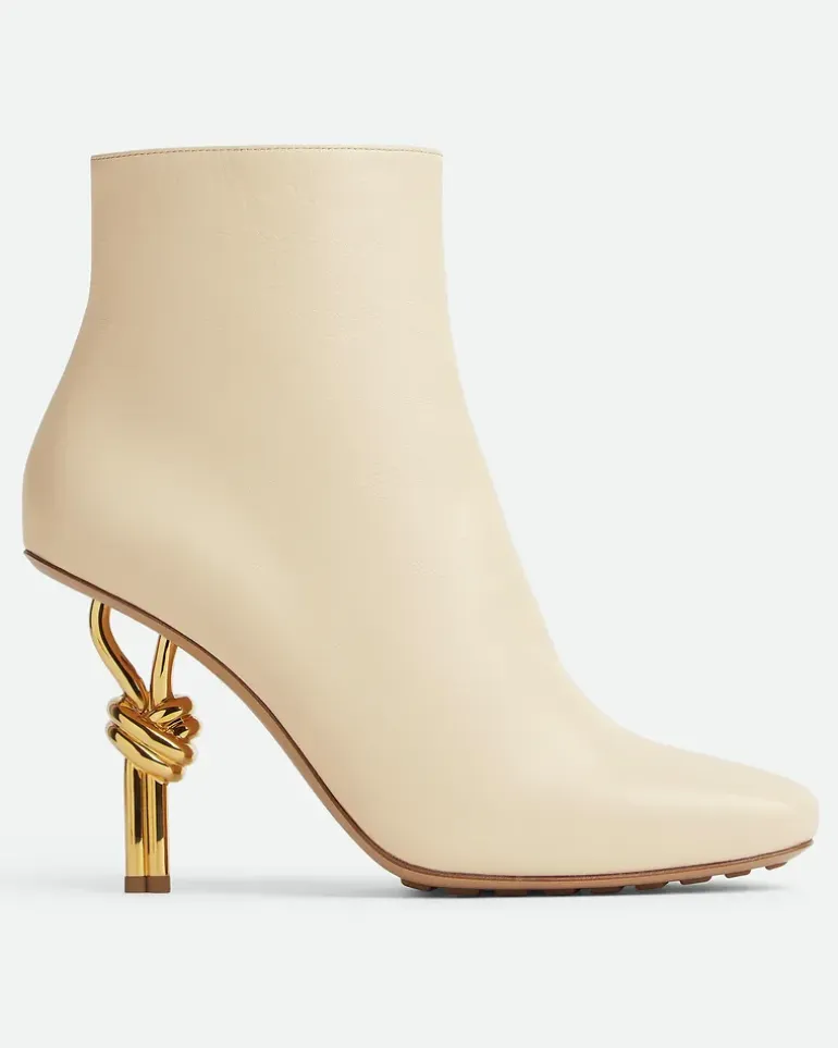 Knot Stiefelette-Weiss - Damen