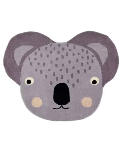 Koala Teppich (85cm x 100cm) - Grau