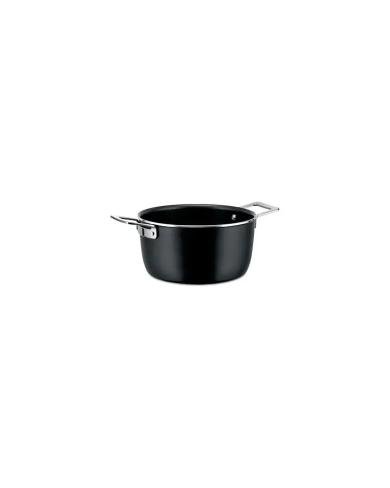 Kochtopf Pots & Pans - Schwarz - 100% recyceltes Aluminium - Designer Jasper Morrison