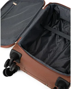 Koffer mit Logo-Print - Braun