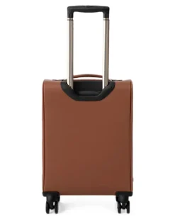 Koffer mit Logo-Print - Braun