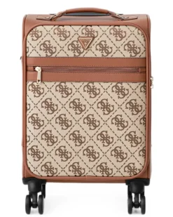 Koffer mit Logo-Print - Braun
