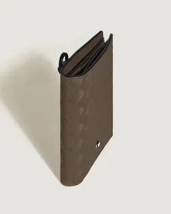 Kompakte Brieftasche 6 cc aus Extreme Leder - Haselnussbraun - Leder - MB220287 - Brieftaschen