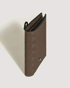 Kompakte Brieftasche 6 cc aus Extreme Leder - Haselnussbraun - Leder - MB220287 - Brieftaschen