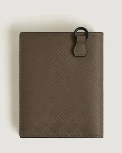 Kompakte Brieftasche 6 cc aus Extreme Leder - Haselnussbraun - Leder - MB220287 - Brieftaschen