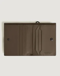 Kompakte Brieftasche 6 cc aus Extreme Leder - Haselnussbraun - Leder - MB220287 - Brieftaschen