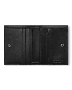 Kompakte Brieftasche 6 cc aus Extreme Leder - Schwarz - Leder - MB129975 - Brieftaschen